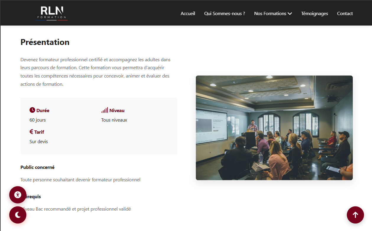 RLN FORMATION (Projet en cours)